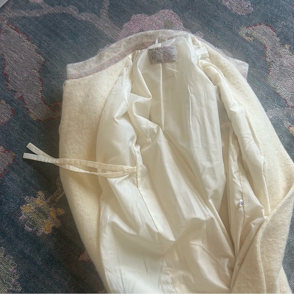 Hilda LTD wool trench coat with buttons-made in Iceland VGUC with brush - Picture 8 of 9